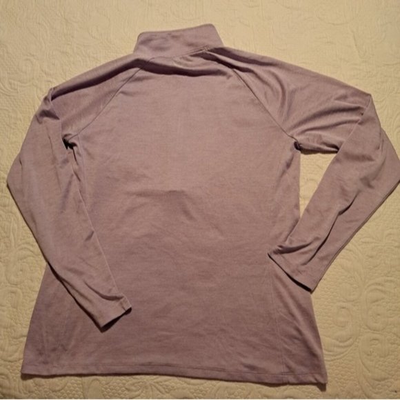 Under Armour women's size XL loose long sleeve 1/4 zip shirt heat gear, EUC - Picture 3 of 3